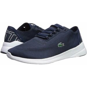 Lacoste Men Lightweight Sneakers LT Fit 119 1 SMA Size US 10 Navy White Mesh